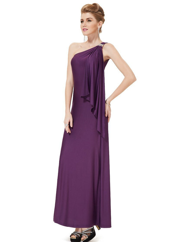 Long one-shoulder dress