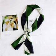 Women's Silk Scarf Long Spring And Autumn Double-sided Dual-use