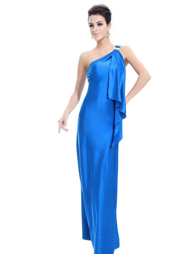 Long one-shoulder dress