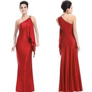 Long one-shoulder dress